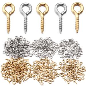 20-50 개/몫 스테인레스 스틸 미니 아이 핀 Eyepin Eyelets 쥬얼리에 대한 나사 스레드 후크 DIY 목걸이 펜던트 액세서리 만들기