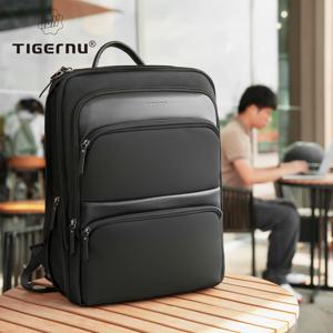 Tigernu 남성용 확장 가능한 배낭 15.6 인치 노트북 배낭 남성 얇은 비즈니스 배낭 학교 여행 가방 대학 Schoolbag