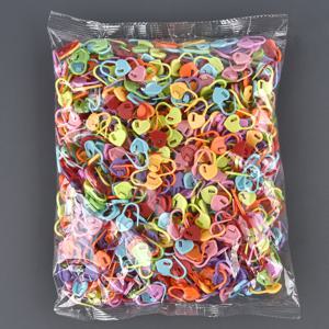 100-1000PCS 뜨개질 마킹 버클 핀 플라스틱 잠금 스티치 마커 스웨터 직조 도구 DIY 바느질 공예 용품