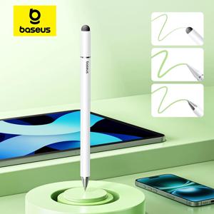 베이스어스 3 in 1 스타일러스 펜 (아이폰, 아이패드, 모든 태블릿 폰, 삼성, 샤오미 패드, 화웨이 메이트패드 폰용) 드로잉 터치펜