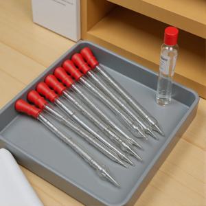 안약 스포이드 실험실 장비 두꺼운 유리 피펫 유리 이송 피펫 0.5ml/1ml/2ml/3ml 사이즈 액체 스포이드