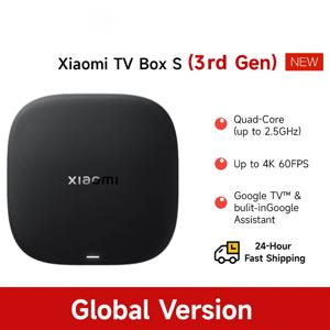글로벌 버전 샤오미 TV 박스 S 3세대 4K 울트라 HD 2G 32G WiFi BT5.2 구글 TV 캐스트 넷플릭스 스마트 TV 박스 미디어 플레이어