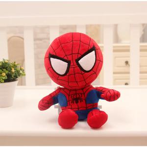 27cm 스파이더맨 봉제 인형 영화 캐릭터 마블 어벤져스 소프트 히어로 캡틴 아메리카 아이언맨 크리스마스 선물 어린이용!