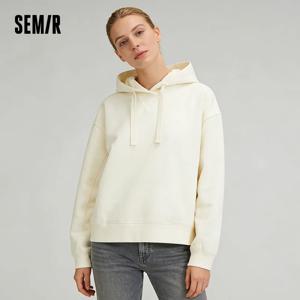 세미르 자수 후드티 부드러운 질감 여성용 봄 캐주얼 스웨트셔츠 패션 편안함 루즈 스타일 젠틀 트렌드 코지 뉴 2026