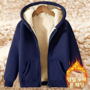 숙녀 대형 사이즈 아메리칸 스타일 양고기 벨벳 후드 지퍼 가디건 겉옷 가을 겨울 두꺼운 긴 소매 캐주얼웨어