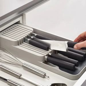 칼 보관함 주방 서랍 식기 보관 트레이 칼 홀더 정리함 칼 블록 랙 보관 및 서랍 정리함