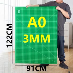 122X91CM 3MM A0 자가복원 PVC 커팅 매트, 두꺼운 3중 레이어 미끄럼 방지 무반사 커팅 패드 (공예, 바느질, 퀼팅용)