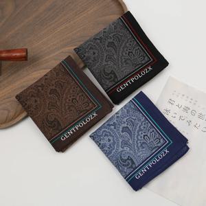 6/12pcs 남성용 클래식 원사 염색 격자 무늬 면 손수건 얇은 통기성 땀 닦는 수건 빈티지 데일리 포켓 손수건 43cm