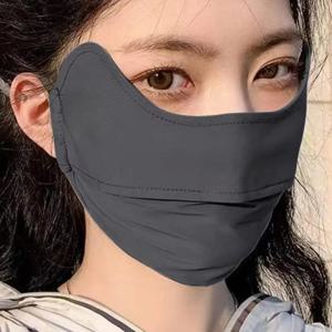새로운 모델 자외선 차단 페이스 스카프 아이스 실크 마스크 여름 커버 베일 눈 보호 눈꼬리 보호, 베일, 야외 자외선 차단