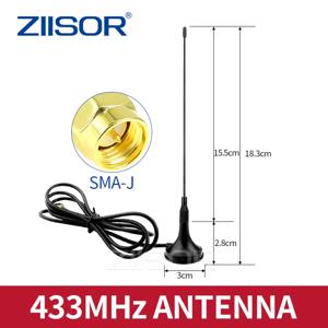433MHz 고이득 휩 자기 안테나 SMA Male 433M 무선 모듈 LoRa 확산 스펙트럼 WiFi 전방향