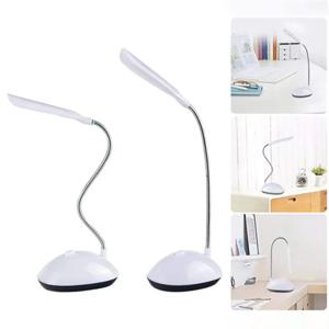 1Pc LED 접이식 테이블 램프 독서 등 AAA 배터리 구동 눈 보호 야간 램프 침실 머리맡 연구 조명 책상 조명