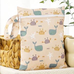 Elinfant 작은 디자인 휴대용 기저귀 가방, 위생 패드, 메이크업 화장품 가방에 대 한 18X25cm 스토리지 워시 가방