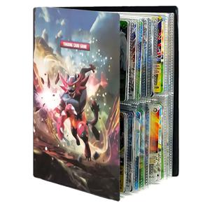 240개 애니메이션 카드 앨범 북 맵 카드 컬렉션 폴더 홀더 바인더 (포켓몬 게임 카드, 볼, 스타 카드용) 어린이 장난감 선물