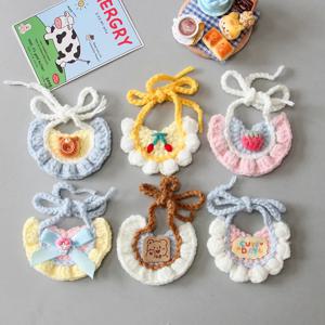 10/20cm 면 인형 액세서리용 턱받이, 라부부 액세서리용 아기 턱받이 침 타월, 라부부 인형용 귀여운 옷, 면 인형용