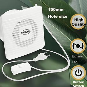 220V EU/UK/AU 4인치/6인치 전기 배기 팬 화장실 강력 무소음 배출기 가정용 벽걸이 주방 인라인 덕트 팬 환풍기