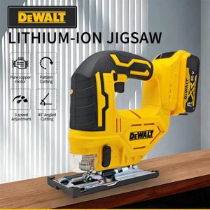 Dewalt 3000RPM 브러시리스 곡선 톱 20V 무선 전기 지그 톱 휴대용 다기능 조절식 목공 전동 공구