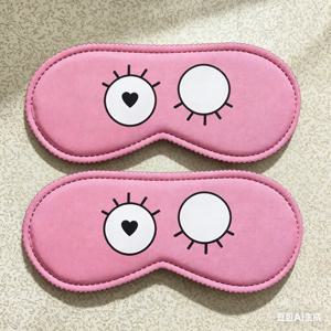 수면 마스크 만화 패턴 커버 슬립 마스크 블랙아웃 아이 컴포트 블라인드폴드 오목형 라이트 여성 남성용 눈 보호 여행용
