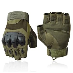 OutdoorTactical 다섯 손가락 장갑 하드 너클 페인트 볼 Airsoft 사냥 전투 Ridin 오토바이 glog 하이킹 반 손가락 장갑