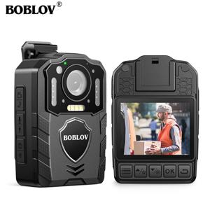 BOBLOV 하이킹 라이딩용 야간 투시경 캠코더, 법 집행용 경찰 카메라, 1080p 바디 카메라, 3000mAh, 지지대 13H 녹화, KJ25