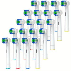 4/12/20 Pcs 교체용 칫솔 헤드 Oral-B Braun 전문 전동 칫솔 헤드 브러시 헤드와 호환 가능
