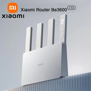 XIAOMI 라우터 BE3600 2.5G, 2.5G 고급 네트워크 포트 WiFi 7, 3570Mbps 듀얼 WAN LAN VPN IPTV, 어댑터가 포함된 중국어 버전