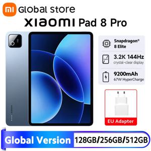 샤오미 패드 8 프로 글로벌 버전 11.2인치 3.2K 144Hz 디스플레이 8코어 스냅드래곤 ®   8 엘리트 9200mAh 67W 하이퍼차지 50MP 후면 카메라
