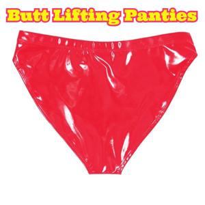 라텍스 스판덱스 하이웨이스트  thong 팬티, 광택 있는 엉덩이 리프팅 효과, 힙업, 섹시 바디콘 슬림핏, 크로스드레서용, 신축성 있는 부드러운 소재