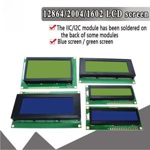 LCD 1602 2004 모듈 블루 그린 스크린 아두이노용 LCD 16x2 20X4 캐릭터 UNO R3 Mega2560 디스플레이 PCF8574T IIC I2C 인터페이스