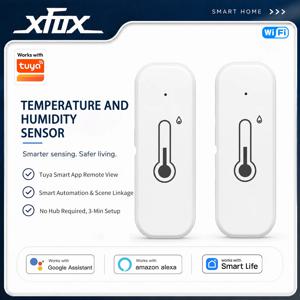 Tuya 스마트 Wifi 온도 습도 센서 고정밀 모니터 스마트 장면 자동화 Alexa Google Assistant와 호환 가능