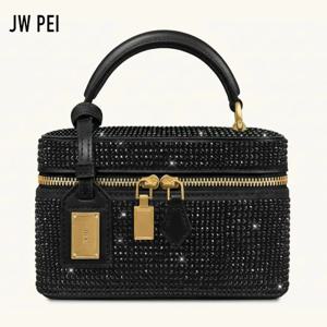 새로운 JP 명품 수제 고급 다이아몬드 박힌 박스백, 화장품을 위한 패셔너블한 핸드백, 다용도 통근용 크로스백
