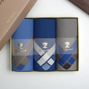 43cm 남성용 100% 면 손수건, 부드럽고 흡수력 좋은 얇은 빈티지 스타일 사각형 손수건 (스포츠 및 일상 땀 닦기용)