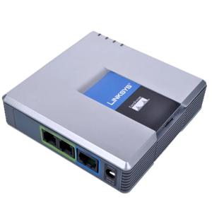 FXS 전화 포트 2개가 포함된 새로운 잠금 해제된 PAP2T SIP VOIP 전화 어댑터 VoIP 게이트웨이