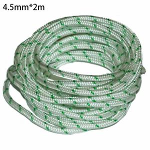 1pc 풀 스타트 코드 나일론 스타터 로프 교체 4.5mm * 2m 리코일 엔진 시작 코드 잔디 깎는 기계 부품 전기 톱 송풍기 예비 부품