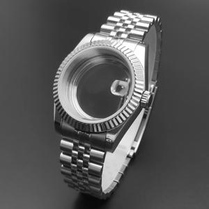 Neiton 36mm/40mm 남성용 사파이어 시계 케이스 NH36 NH34 NH35Movement FashionWaterproof Jubilee 스테인레스 스틸