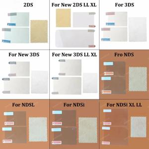 NDS DSi NDSi XL LL NDSL DS Lite 상하 LCD 스크린 보호필름, 2DS 3DS XL LL 뉴 3DSLL 3DSXL용 투명 보호필름