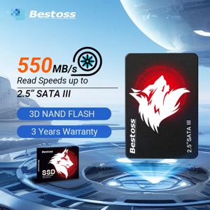 베스토스 SSD 2.5인치 SATA 3.0 120GB 128GB 240GB 256GB 480GB 512GB 1TB 2TB 4TB 하드 드라이브 솔리드 스테이트 드라이브 노트북 PC용