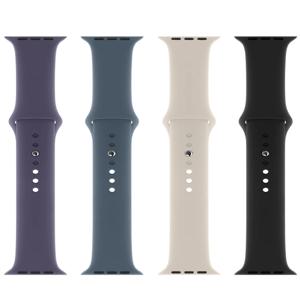 애플 워치 밴드용 실리콘 스트랩 46mm 44mm 45mm 49mm 41mm 40mm 42mm 스포츠 밴드 iWatch 시리즈 11 10 SE 9 8 7 6 5