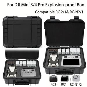 DJI 미니 3/4Pro 케이스 미니 4 프로 방폭 케이스 미니 4 프로 가방 휴대용 방수 박스 하드 쉘 대용량 케이스
