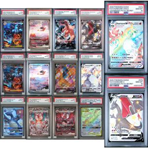 DIY PTCG 프록시 등급 컬렉션 카드 리자몽 시리즈 JP US 버전 SV4A 스페셜 아트 레어 217/349/134 홀로그램 라벨 카드