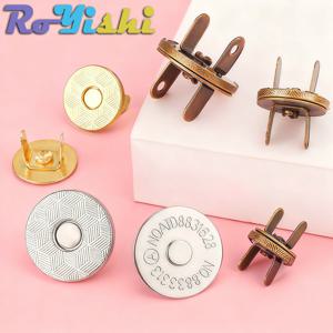 10-100 세트 10-18mm 얇은 자기 버튼 패스너 걸쇠 핸드백 지갑 가방 부품 액세서리 용 흡착 버클