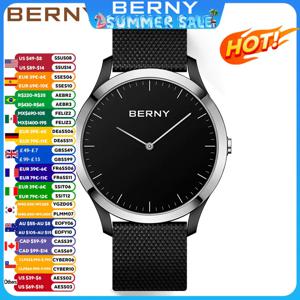 BERNY 스마트 워치 여성 남성 커플 심장 박동 모니터 방수 스포츠 피트니스 추적기 안드로이드 IOS 시계