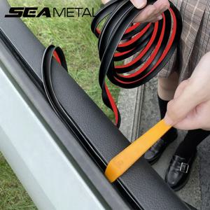 SEAMETAL 자동차 창 씰 스트립 V 모양 자동차 사이드 윈도우 씰링 스트립 고무 씰 필러 소음 절연 Weatherstrip 실란트