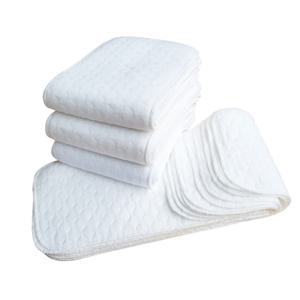 10pcs 면 기저귀 어린이 빨 수있는 재사용 가능한 아기 기저귀 패드 접이식 어린이 변경 패드 액세서리