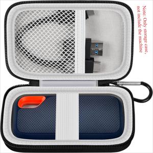 SanDisk 500GB/ 1TB/ 2TB/ 4TB Extreme Portable SSD용 보관 가방 - 최대 1050MB/s - USB-C, USB 3.2 Gen 2 - 외부(가방만)