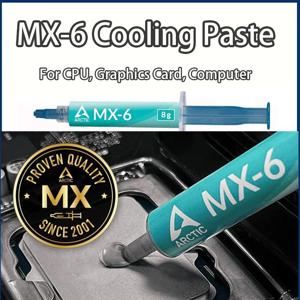 MX-6 4g 8g 최고 성능 열전도 페이스트 (CPU, 그래픽 카드, 노트북용), 매우 높은 열전도율