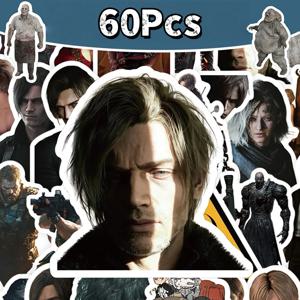 60/120Pcs 멋진 레지던트 이블 스티커 DIY 스티커 스크랩북킹 휴대폰 수하물 스케이트보드 방수 데칼