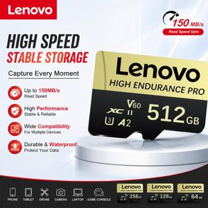 레노버 고속 메모리 카드 512GB 256GB 64GB 128GB SD 카드 미니 TF 카드는 드론 타코그래프 모니터링에 사용됩니다.