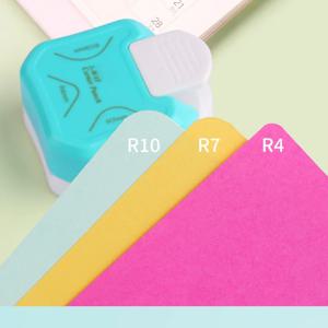 DIY 수제 공예 플래너 사진 카드 도구, 라운드 코너 커터, 스크랩북 테두리 펀치, R4R7R10, 4mm, 7mm, 10mm