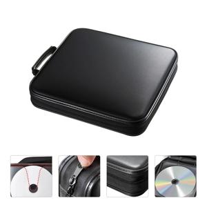 160 용량 CD 케이스 영화 CD 보관 주머니 자동차용 휴대용 DVD 정리함
