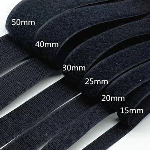 5 미터/쌍 20-50mm 비 접착 후크 및 루프 패스너 테이프 바느질 후크 접착 매직 테이프 DIY